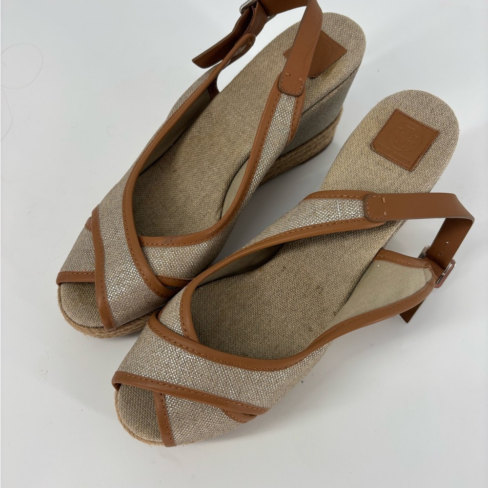 Tory Burch Strappy Platform Espadrilles - Picture 4 of 10